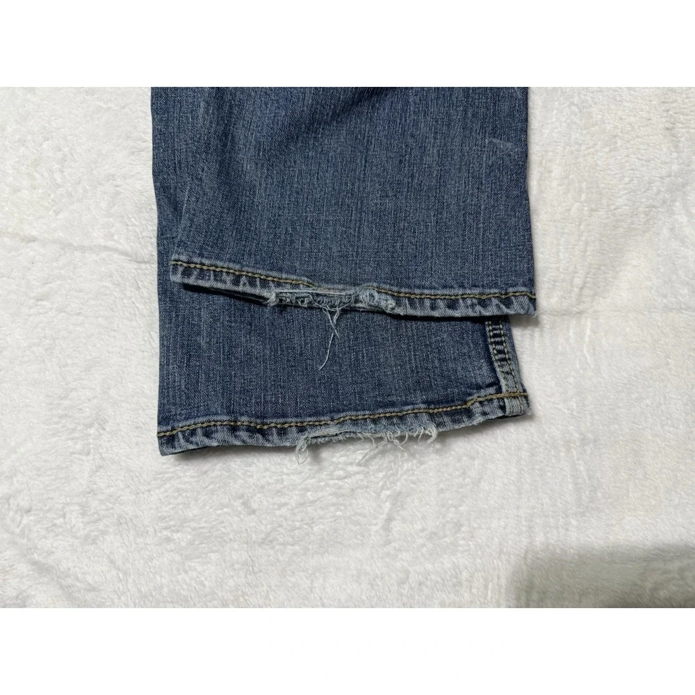 Wrangler‎ Retro Jeans Mens 35x29 Blue Slim Boot Bootcut Mid Rise Medium Wash